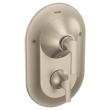 Moen TS2200BN Doux PosiTemp with Builtin 3Function Transfer Valve Trim Kit Valve Required Brushed Nickel
