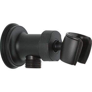 Delta Faucet U4985BLPK UniversalShoweringComponents Adjustable Wall Mount Elbow Matte Black