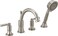 Peerless PTT4523BN Westchester Roman Tub Trim Kit with Hand Shower Brushed Nickel