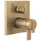 DELTA FAUCET T27T967CZ Angular Modern TempAssure 17T Series Valve 6Setting Integrated Shower Trim with Diverter Champagne Bronze