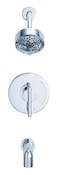 Gerber Plumbing Parma Tub and Shower Trim Kit with Treysta Cartridge