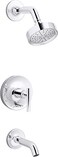 KOHLER Purist Ritetemp Bath and Shower Trim with Lever Handle and 175 Gpm Showerhead