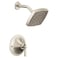 Moen TS2912EPBN Flara PosiTemp Pressure Balancing EcoPerformance Shower Trim Kit Valve Required Brushed Nickel