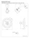 Kingston Brass KB3637PXTSO Restoration SingleHandle Pressure Balanced Shower Faucet Trim Only in Brushed Brass