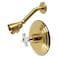 Kingston Brass KB3637PXTSO Restoration SingleHandle Pressure Balanced Shower Faucet Trim Only in Brushed Brass