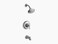 Kohler TS105834CP Shower Valve Trim