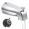 Dreyoo 5 14 Inch Bathroom Tub Spout Compatible with Westbrass E531D1F62 Fits Wall Front Mount Tub Spout with Shower Diverter 12 IPS Inside Thread Bathtub Faucet Chrome