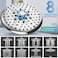 EMBATHER Shower Faucet Sets Overhead Rain Head Shower System with High Pressure Handheld Complete Combo and Mixer Valve Trim Kit Polished Chrome Rainfall Shower Fixture for Luxury Bathroom