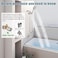 Aolemi Shower Faucet Set Rain Shower Head System Shower Trim Kit Pressure Roughin Valve Included ABS 8 Setting Dual Shower Head and Handheld Spray Brushed Nickel