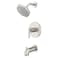 Pfister Zeelan Tub and Shower Trim Kit with Valve Cartridge MultiFunction Shower Head Spot Defense Brushed Nickel 1Handle WaterSense Complete Bathroom Set 8P8WS2ZLSGS