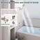 Aolemi Shower Faucet Set with Tub Spout Rain Shower Head System Shower Trim Kit Pressure Roughin Valve Included ABS 8 Setting Dual Shower Head and Handheld Spray Polish Chrome