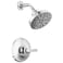 Delta Tetra 14 Series Chrome Shower Faucet Set Shower Head and Handle Set Valve Trim Kit Lumicoat Chrome T14289PR Valve Not Included