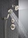 Delta 7Setting Brushed Nickel WallMount Handheld Shower Head with ProClean Spray Hand Held Shower Head and Hose with High Pressure Spray Lumicoat Stainless 55884SSPR