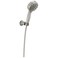 Delta 7Setting Brushed Nickel WallMount Handheld Shower Head with ProClean Spray Hand Held Shower Head and Hose with High Pressure Spray Lumicoat Stainless 55884SSPR