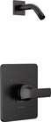 Delta Faucet Velum 14 Series SingleFunction Black Shower Valve Trim Kit Shower Handle Delta Shower Trim Kit Matte Black T14237BLLHD Shower Head and Valve Not Included