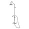 Kingston Brass CCK3661AX Kingston Wall Mount Rain Drop Shower System Polished Chrome