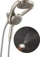Delta 5Setting HydroRain 2in1 Dual Shower Head with ProClean Spray Brushed Nickel High Pressure Shower Head with Handheld Spray 175 GPM Flow Rate Satin Nickel 75419SN