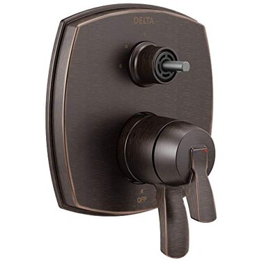 DELTA 17 Series Integrated Diverter Trim with Three Function Diverter Less Diverter Handle