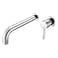 SUMERAIN Tub Filler Wall Mount Bathtub Faucet Extra Long Spout Single Handle with Roughin Valve High Flow Chrome Finish