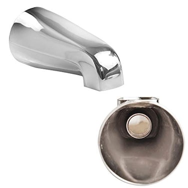 SENTO BETTER HOME BETTER LIFE SENTO Silver Universal Heavy Durable Metal Bathroom Tub Spout Without Diverter Heavy Duty Metal Bathtub Faucet Without Shower Diverter 4 Inches 12 IPS Inside Thread Polis