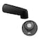 SENTO BETTER HOME BETTER LIFE SENTO Black Metal Bathroom Tub Spout Without Diverter Heavy Duty 7 Inches 12 IPS Inside Thread Matte Black