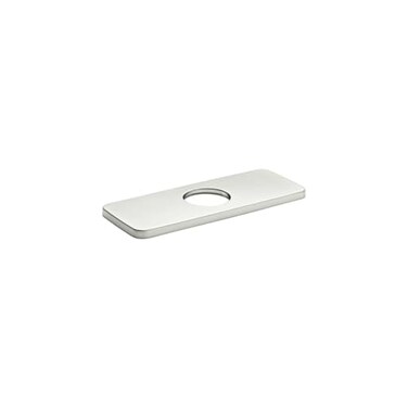 hansgrohe Base Plate for Modern SingleHole Faucets 6 Upgrade 6inch Modern Base Plate for Bathtub Faucet in Brushed Nickel 04565820