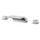 sumerain Roman Tub Faucets Brushed NickelWaterfall Spout for High Flow RateInclude Valve and Trim Set