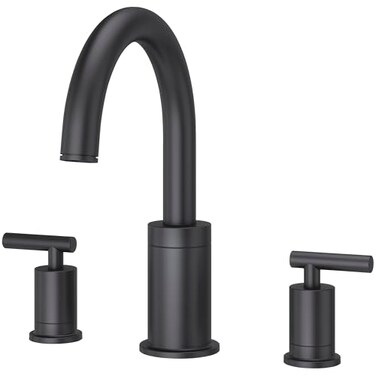 Pfister Contempra 2Handle Roman Tub Faucet Matte Black RT65NCB