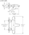 GROHE 1000 2Handle Thermostatic BathShower Valve Trim Chrome 34159003