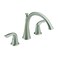 Delta Faucet Lahara 2Handle Widespread Roman Tub Faucet Brushed Nickel Stainless T2738SS