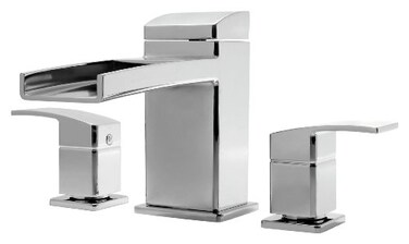 Pfister Kenzo 2Handle Complete Roman Tub Trim RT65DFC Chrome Finish