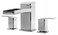 Pfister Kenzo 2Handle Complete Roman Tub Trim RT65DFC Chrome Finish