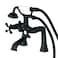 Kingston Brass KS268MB Kingston Clawfoot Tub Faucet Matte Black 913 x 7 x 594