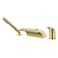 sumerain 3 Hole Roman Tub Faucet with Hand Shower High Flow Single Handle Waterfall Bathtub Filler Brushed Gold Finish