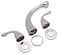 Pfister Pfirst Series Roman Tub Trim Valve Not Included 2Handle 3Hole Polished Chrome Finish 1T65100