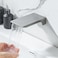 HAMOLER High Flow Waterfall Tub Spout Bathroom Sink Spout for Bathroom Vanity Sink Faucet Sprayer Wall Mount Waterfall Tub Spouts Without Diverter Brushed Nickel