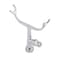 Kingston Brass AET10101Cradle For Claw foot Tub FaucetKingston Brass Solid Brass Construction 612 Length Polished Chrome