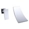 sumerain Waterfall Tub Faucet Set Wall Mounted Bathtub Filler LeftHanded Single Handle Chrome