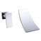 sumerain Waterfall Tub Faucet Set Wall Mounted Bathtub Filler LeftHanded Single Handle Chrome