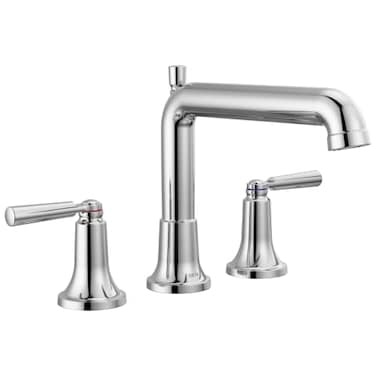 Delta Saylor Roman Tub Faucet Chrome Deck Mount Bathtub Faucet Chrome T2736 Valve Not Included