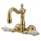 Kingston Brass CC1073T2 Vintage 338Inch Wall Mount Tub Faucet Polished Brass