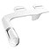 Bio Bidet SlimTwist Bidet Attachment for Toilet Non Electric Retractable Dual Nozzles Adjustable Water Pressure Splash Guard Easy Install White