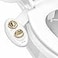 LUXE Bidet NEO 120 Single Nozzle SelfCleaning NonElectric Bidet Attachment for Toilet Seat Adjustable Water Pressure Rear Wash Gold