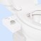 TUSHY Classic 30 Bidet Toilet Seat Attachment a NonElectric Self Cleaning Water Sprayer with Adjustable Water Pressure Nozzle Angle Control Easy Home Installation Brushed Nickel