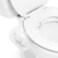 Brondell Fresh Spa Adjustable Bidet Attachment FSA25 for Toilet Seats with Adjustable Single Nozzle Side Arm Control Thin Profile White Dual Temperature