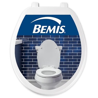 Bemis 70 Durable Plastic Toilet Seat Round White