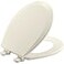 Bemis 500EC Durable Wood Toilet Seat with Easy Clean Hinges Made in USA Round Biscuit