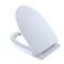TOTO SoftClose Slow Close Elongated Toilet Seat and Lid Cotton White SS12401