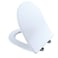 TOTO TSS247R01 Slim DShape Closedfront Toilet Seat with SoftClose Cotton