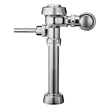 Sloan Royal 110 Exposed Manual Water Closet Flushometer 35 GPF Manual Flush Valve Single Flush NonHoldOpen Handle Fixture Connection Top Spud Polished Chrome Finish 3010100